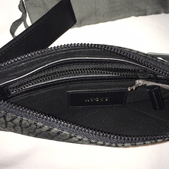 NWT AVGVS sueded black bubble pouch - Picture 5 of 5